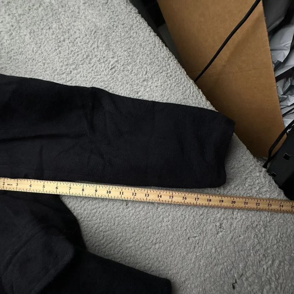J Crew Wool Double Breasted Bayswater Pea Coat Mens Medium Thinsulate Navy